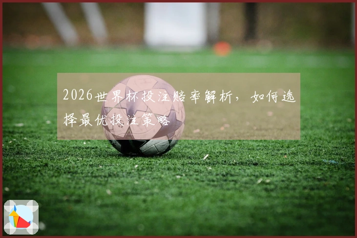 2026世界杯投注赔率解析，如何选择最优投注策略